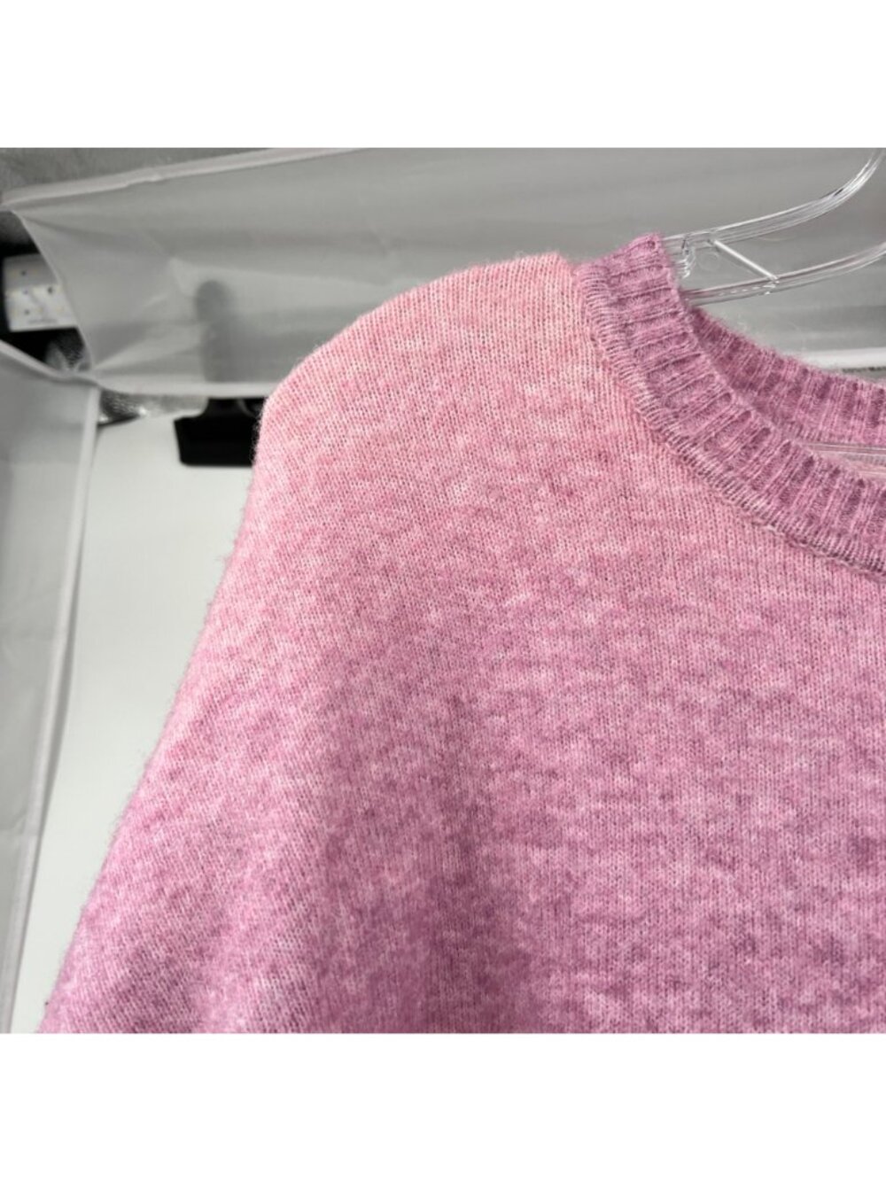 Old Navy Womens Pink Soft Knit Sweater Long Sleeve Size XL - Picture 5 of 9